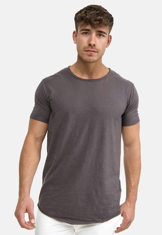 T-Shirt 'Willbur' INDICODE JEANS en gris : devant