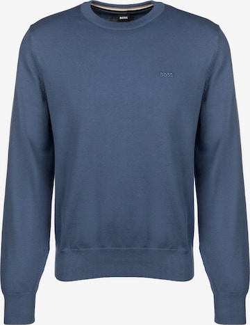 BOSS Pullover 'Upacas-L' in Blau: Vorderseite