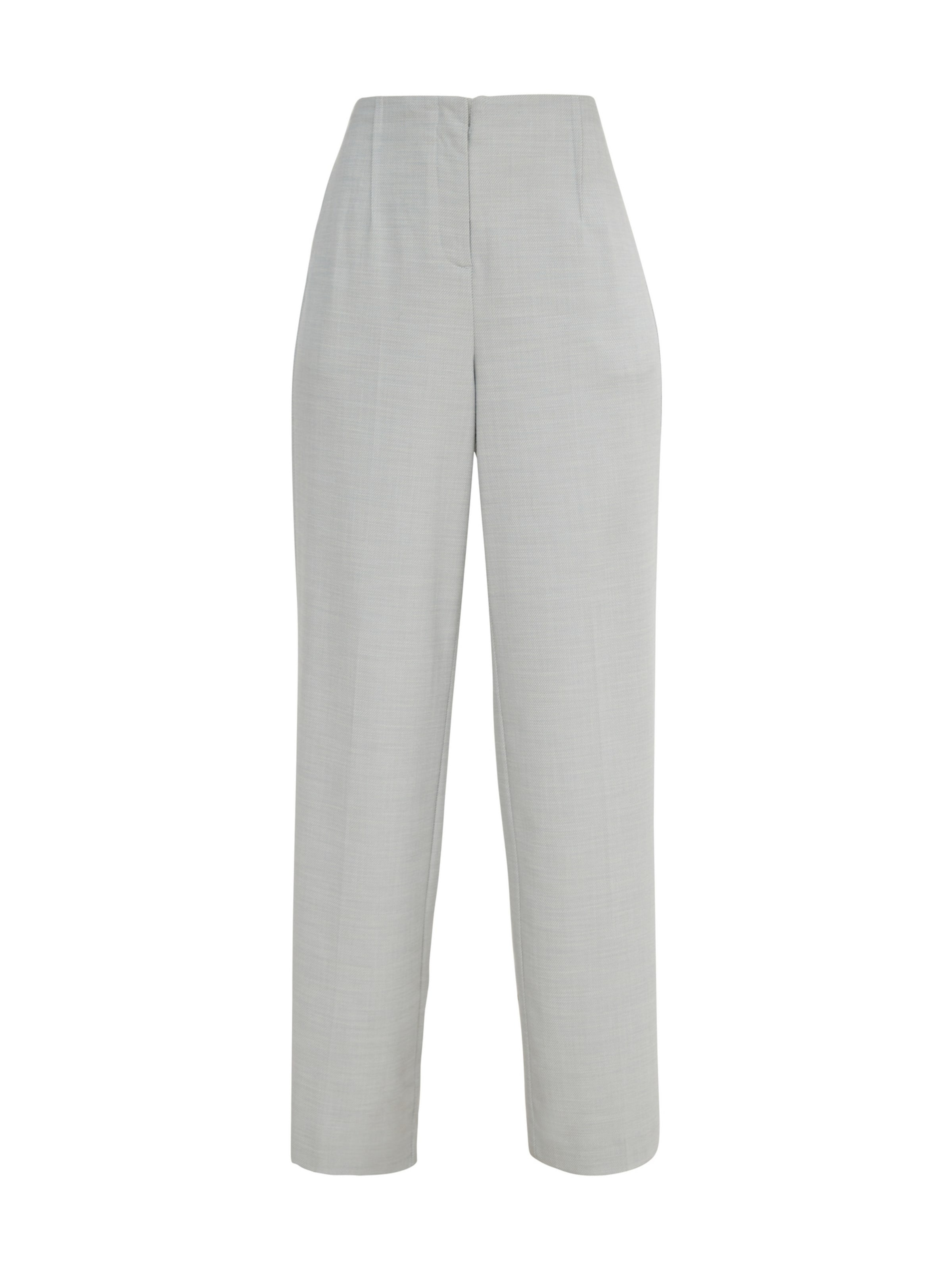 Regular Pantalon à pince COMMA en gris : devant