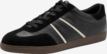 Baskets basses Tamaris en noir : devant