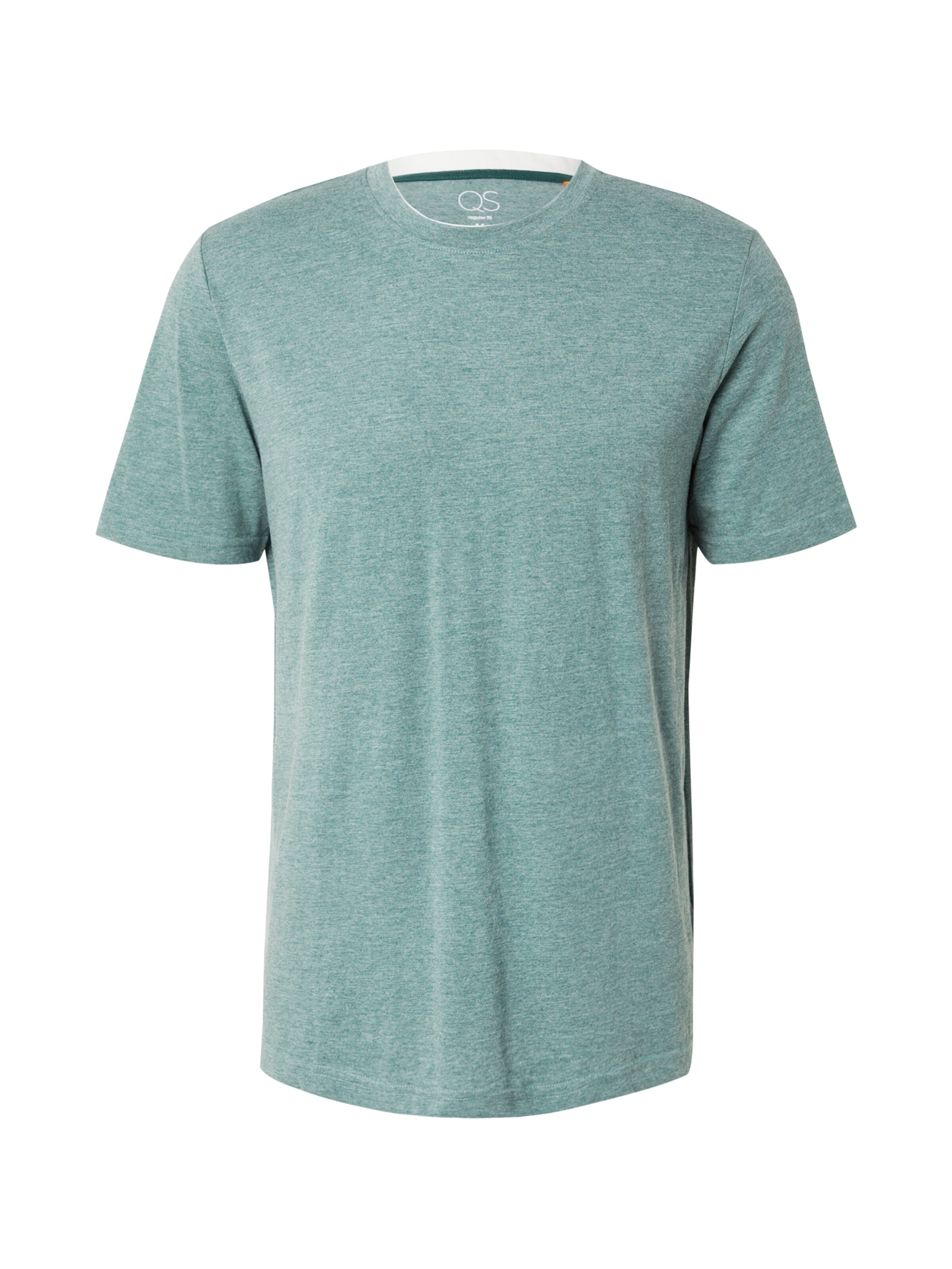 T-Shirt QS en bleu : devant