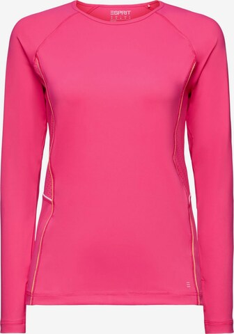 T-shirt fonctionnel ESPRIT SPORT en rose : devant