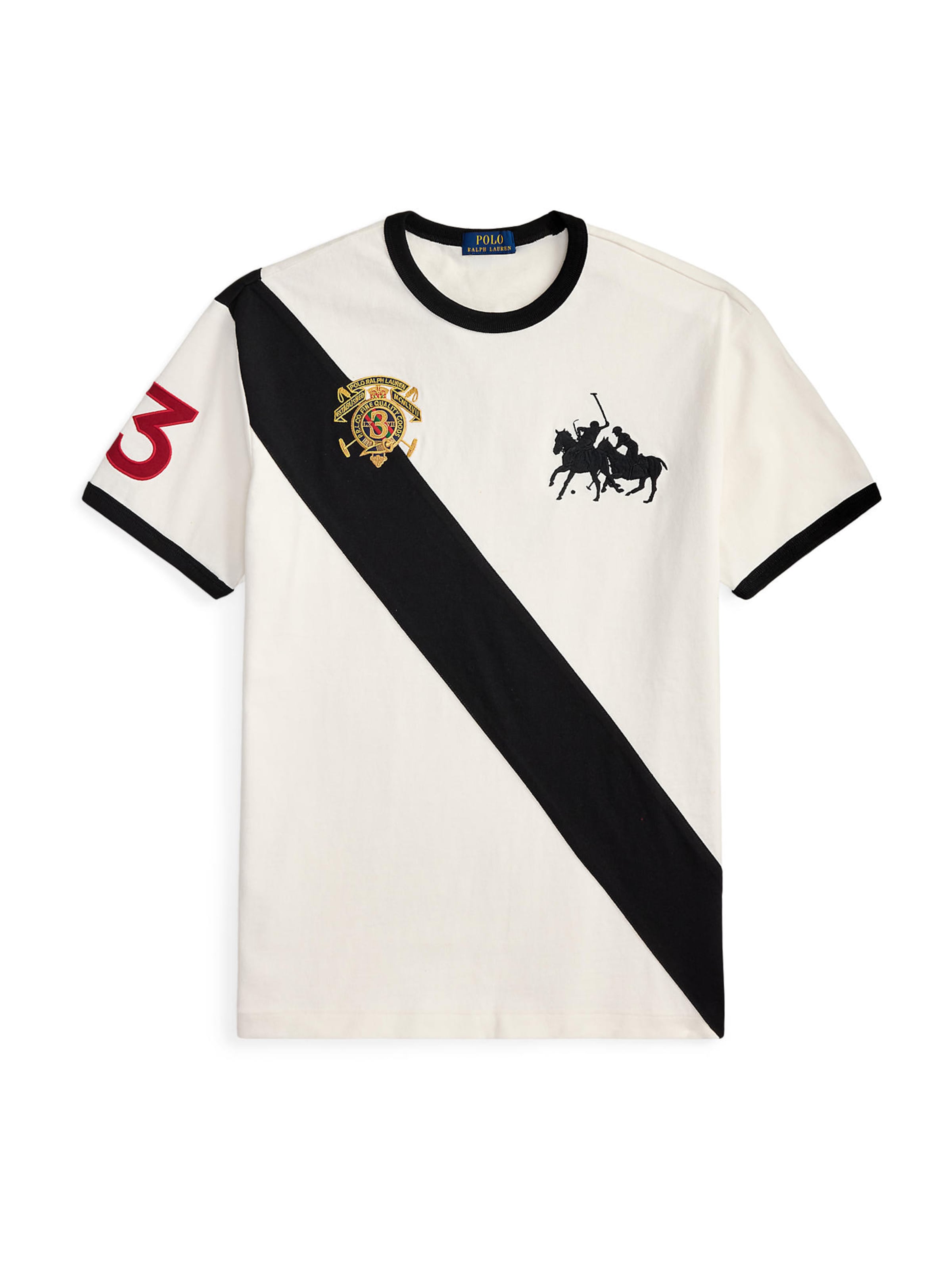 Polo Ralph Lauren Camiseta en oro / rojo / negro / blanco, Vista del producto
