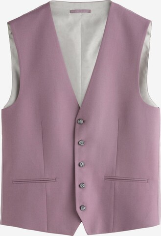 Gilet de costume Next en violet : devant