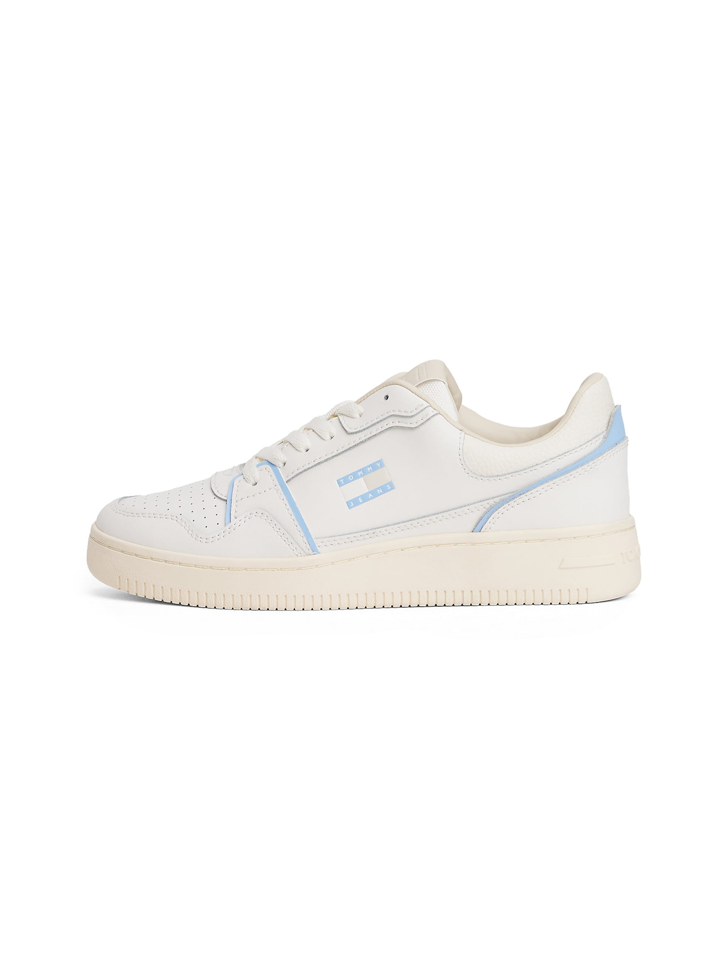 Baskets basses 'Heritage' Tommy Jeans en beige : devant