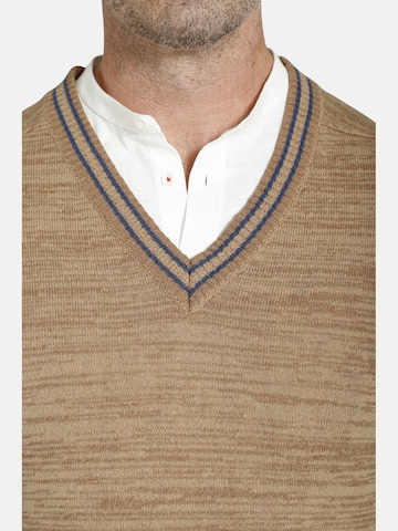 Charles Colby Sweater ' Earl Quinton ' in Brown