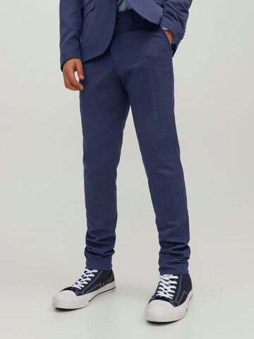 Jack & Jones Junior Regular Trousers in Blue: front