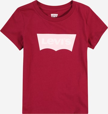 T-Shirt Levi's Kids en rouge : devant