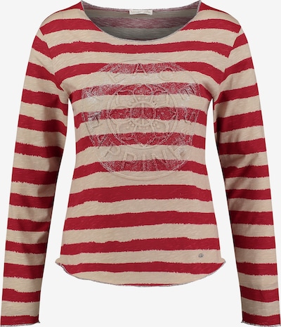 Marškinėliai 'Happiness' iš Key Largo, spalva – smėlio spalva / raudona, Prekių apžvalga