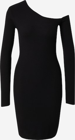Rochie tricotat 'Eileen' de la LeGer by Lena Gercke pe negru: față