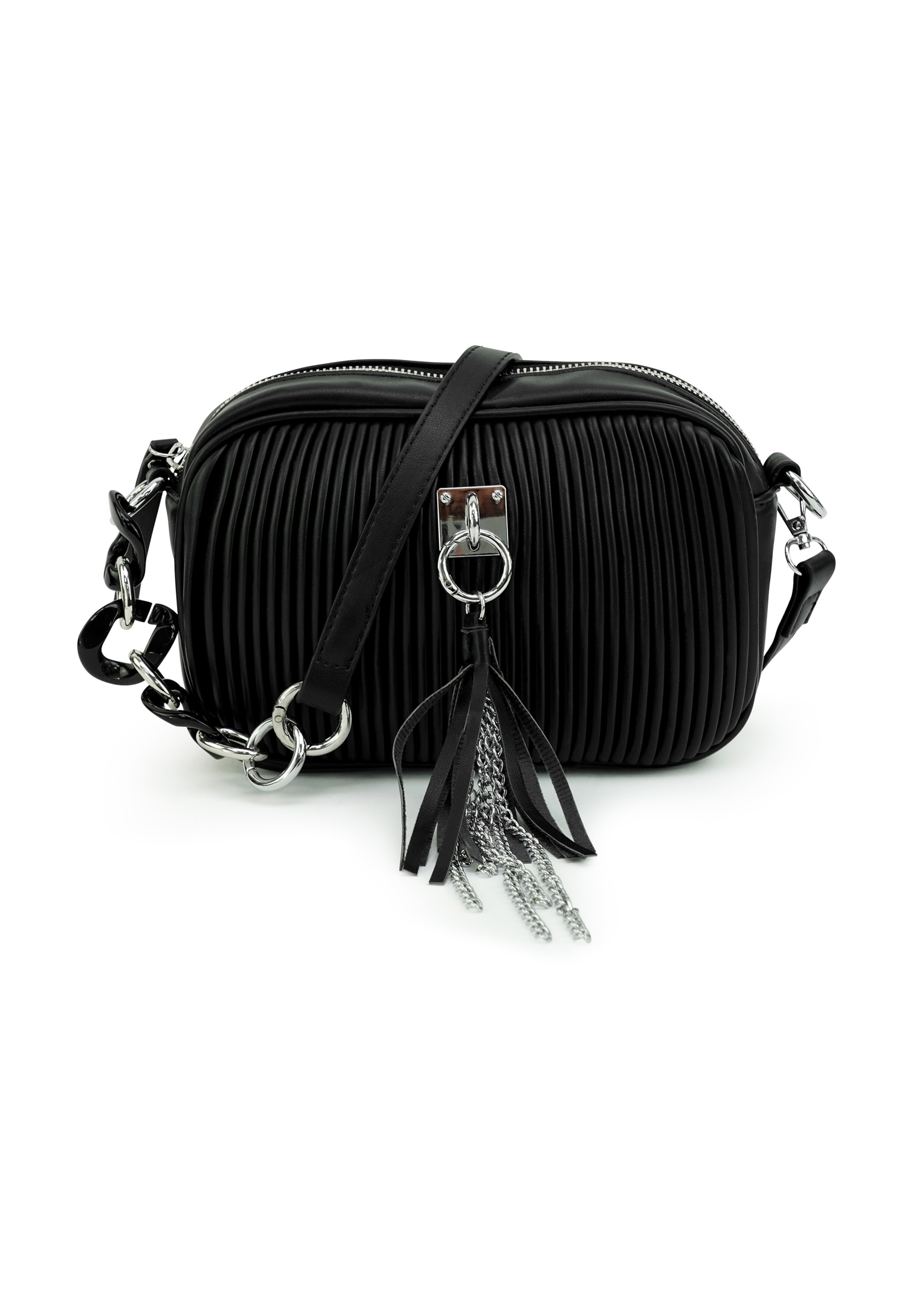 HARPA Schoudertas 'FARIZA' in Zwart: voorkant