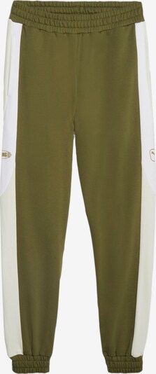 PUMA Workout Pants in Green / White, Item view