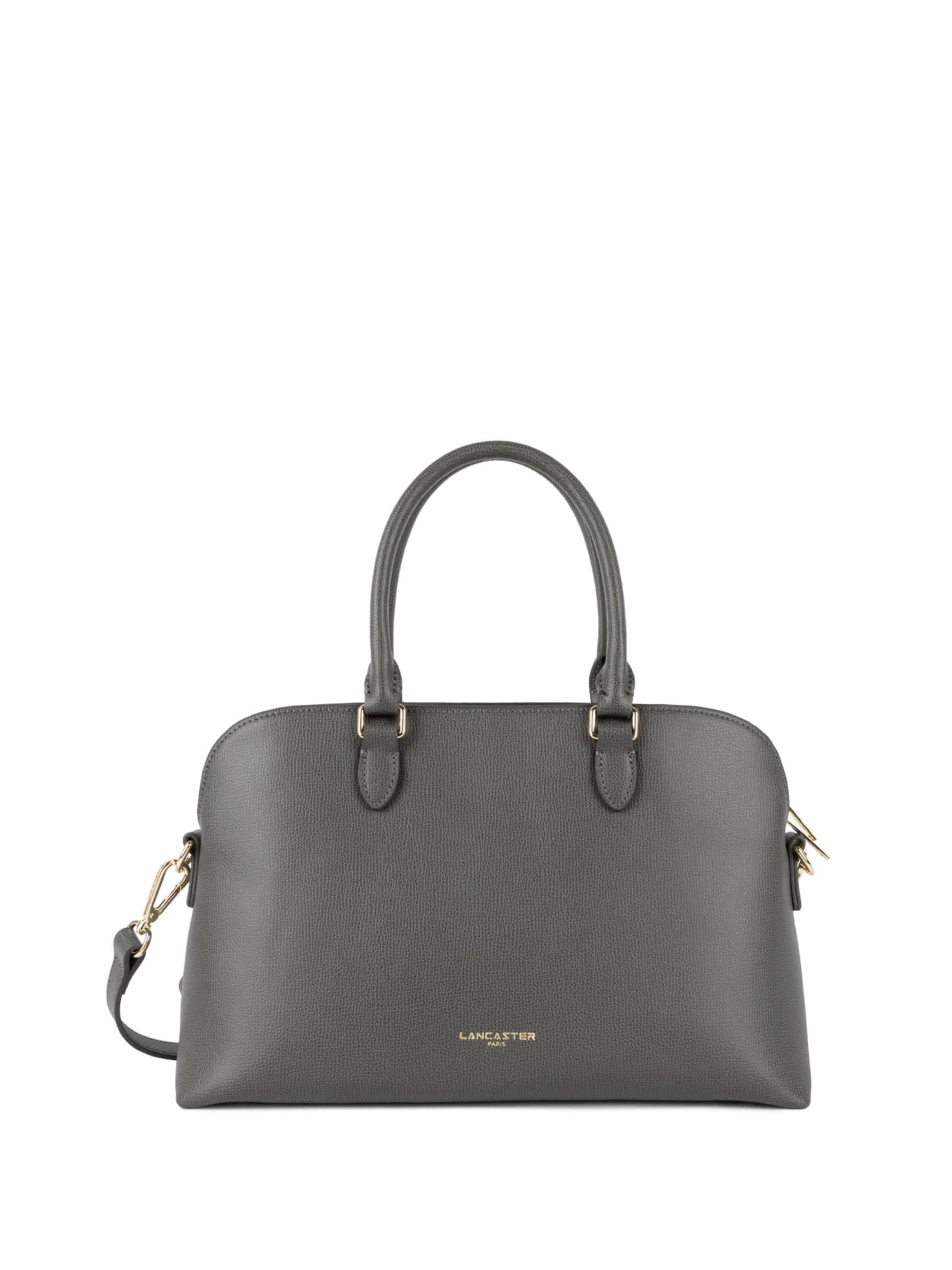 Sac à bandoulière LANCASTER Paris en gris : devant