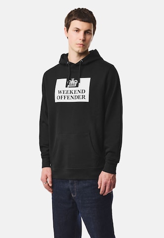Weekend Offender Sweatshirt in Zwart: voorkant