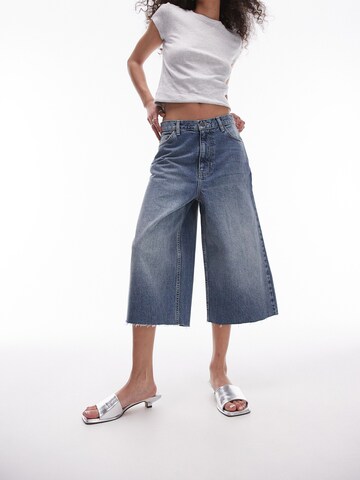 TOPSHOP Loosefit Jeans in Blau