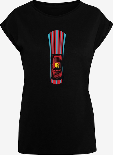 ABSOLUTE CULT T-Shirt in aqua / safran / rot / schwarz, Produktansicht