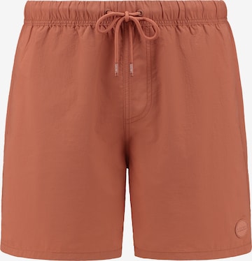 Shiwi Badeshorts 'NICK' in Orange: predná strana