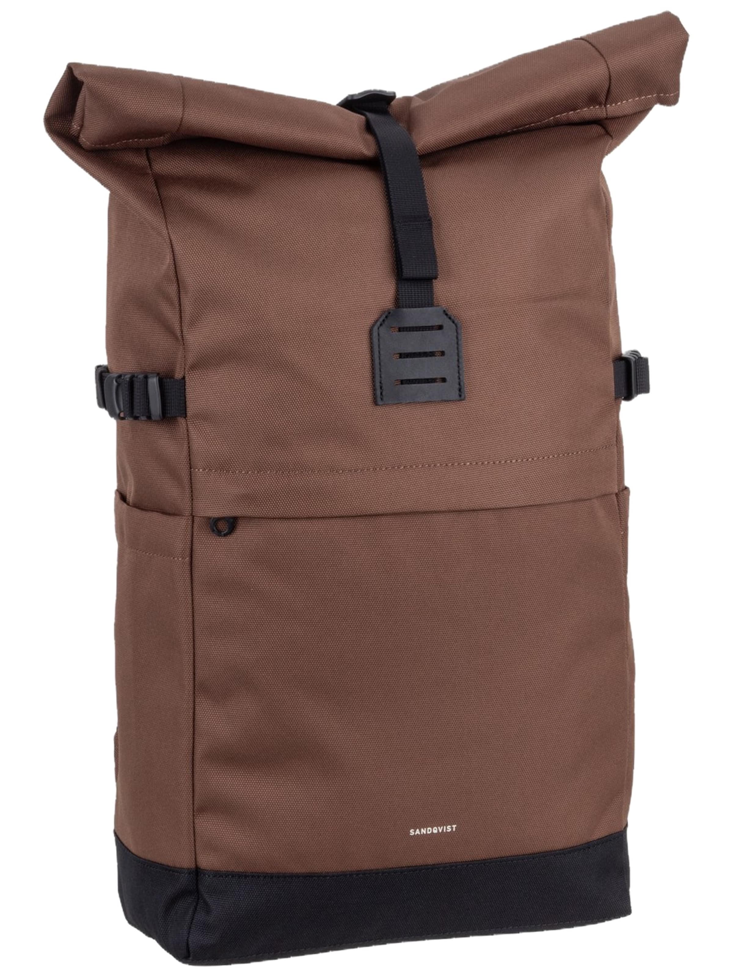 SANDQVIST Backpack in Brown: front