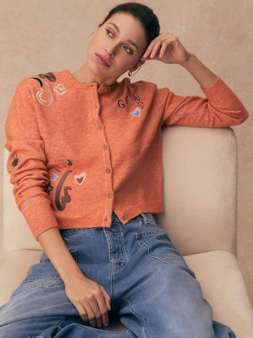 Next Strickjacke in Orange