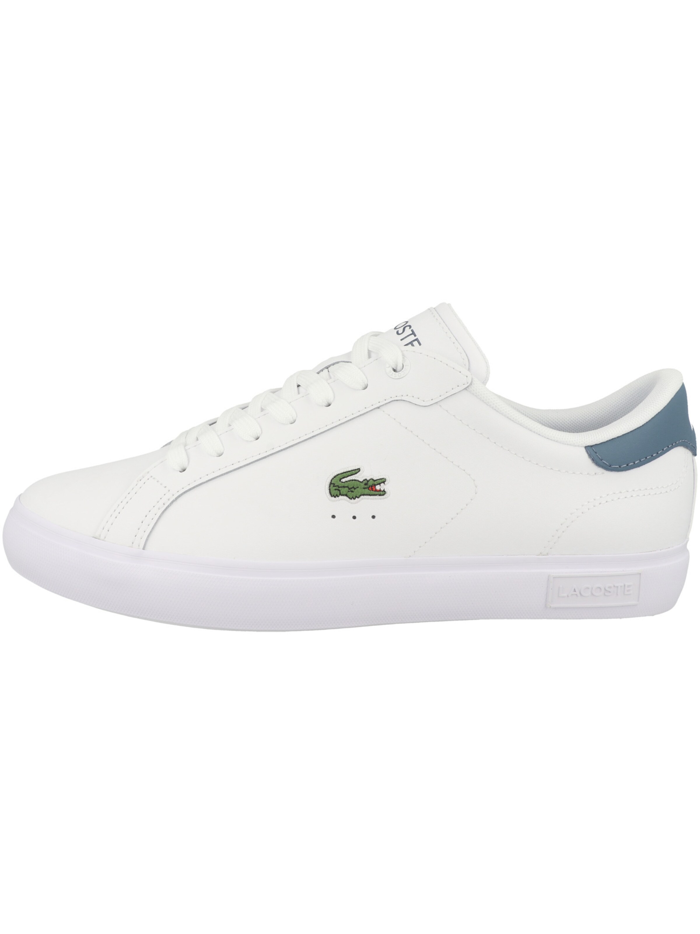 LACOSTE Matalavartiset tennarit 'Powercourt' värissä valkoinen