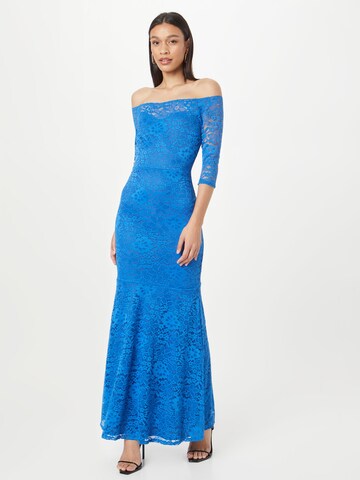 Robe de soirée 'ABBY' WAL G. en bleu : devant