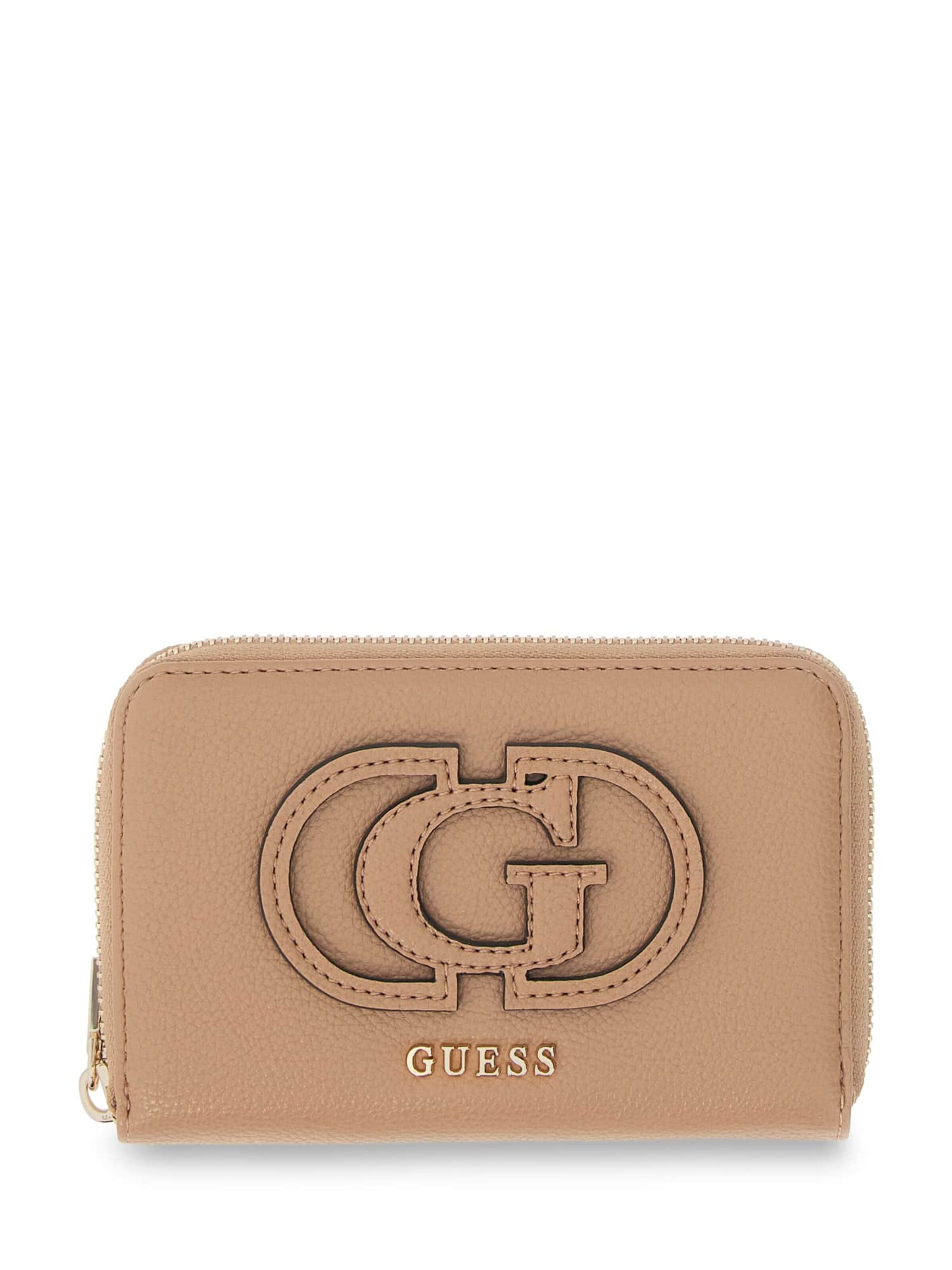 GUESS Portemonnaie in Beige: Vorderseite