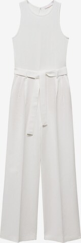 MANGO Jumpsuit 'Ben' in White: front