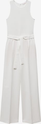 MANGO Jumpsuit 'Ben' in White: front