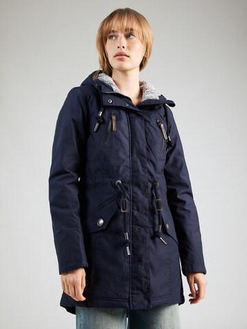 Parka mi-saison 'ELSIE' Ragwear en bleu : devant