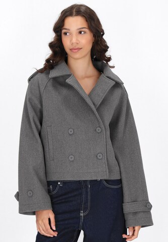MYMO Between-season jacket 'Young Fashion' in Grey: front