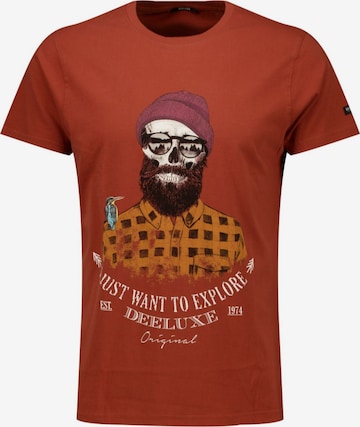 Deeluxe Shirt in Braun: Vorderseite