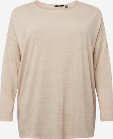 Vero Moda Curve Shirt 'KATIE' in Beige: voorkant