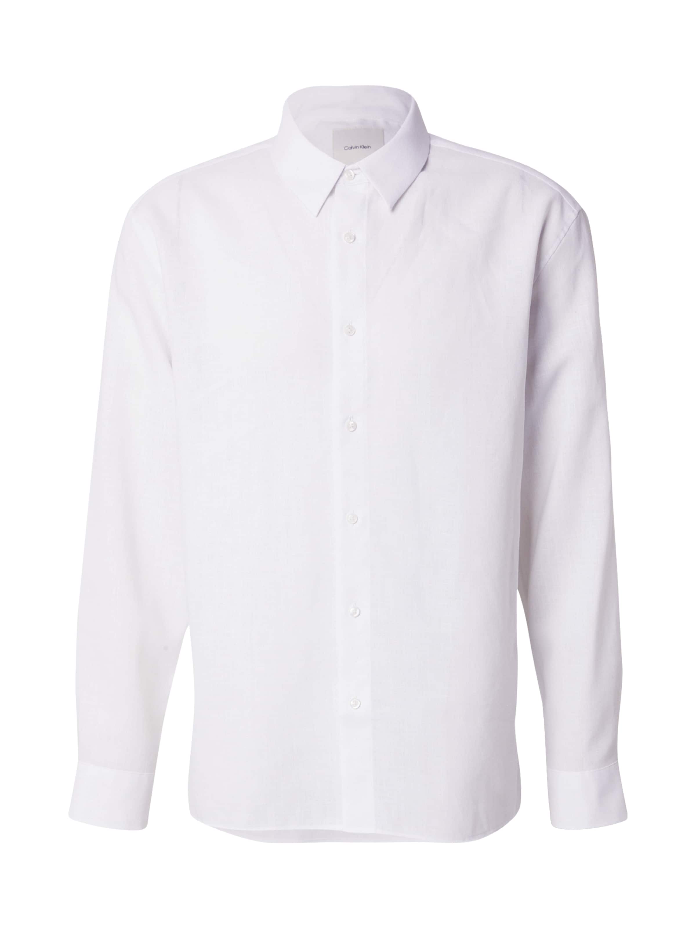 Regular fit Cămașă de la Calvin Klein pe alb: față