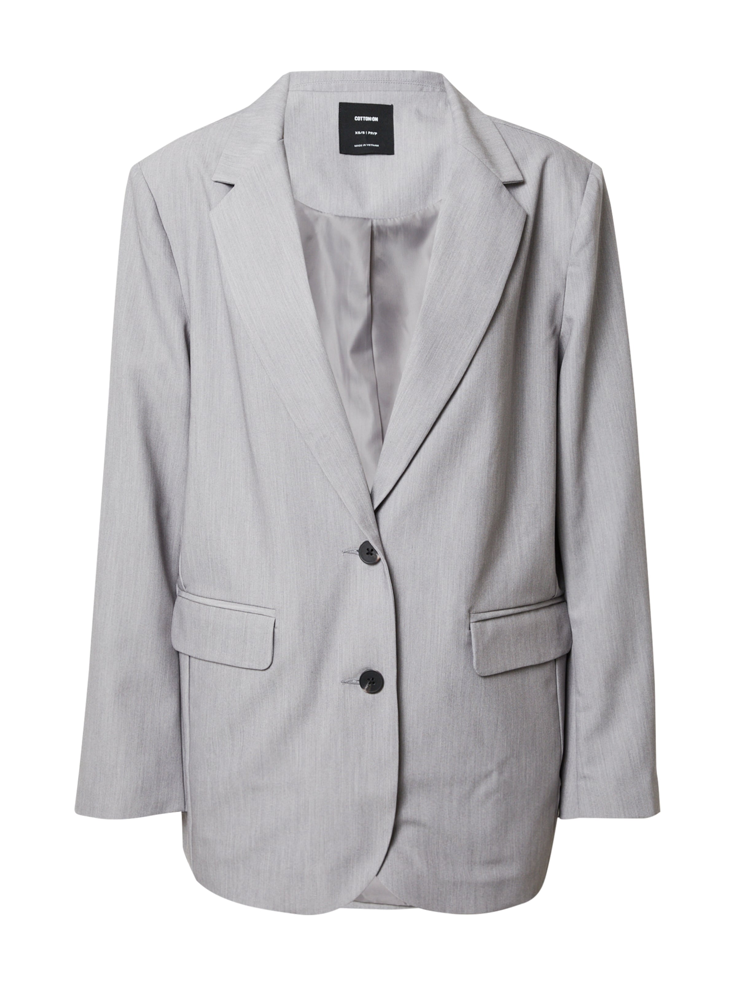 Cotton On - Blazer 'Jamie' en gris: frente