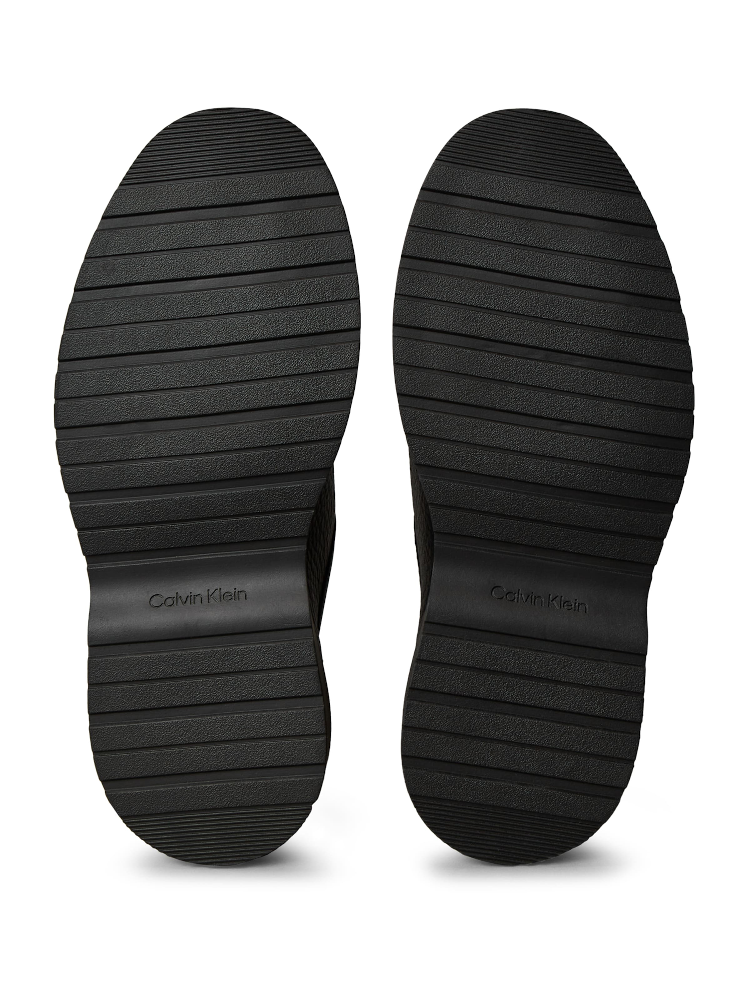 Calvin Klein Обувь на шнуровке 'COMBAT APRON' в Черный