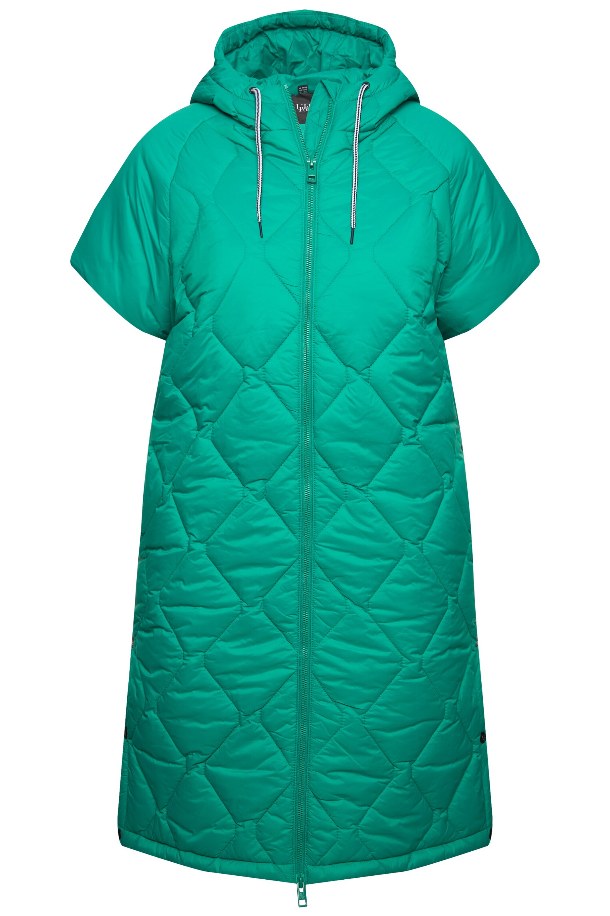 Ulla Popken Vest in Green: front