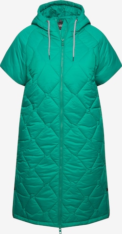 Ulla Popken Weste in Grün: Vorderseite