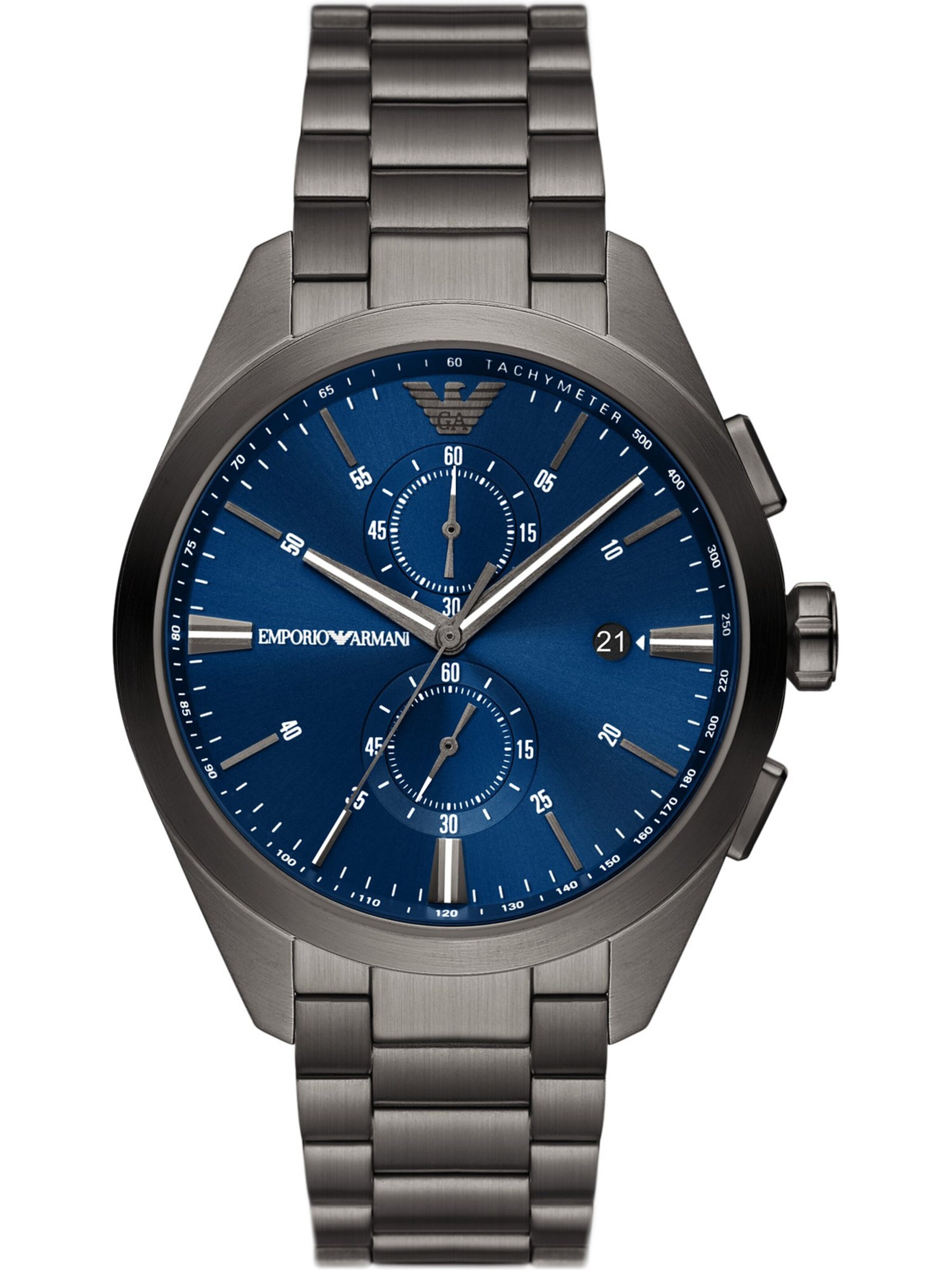 Emporio Armani Analoog horloge in Grijs: voorkant