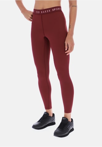 Skinny Leggings 'Maria Essentials' di Ted Baker in rosso