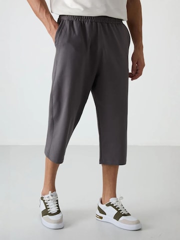 Wide Leg Pantalon Tommy Life en gris