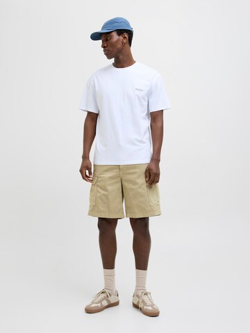 JACK & JONES Loosefit Cargobroek 'JPSTKarl Avery' in Beige