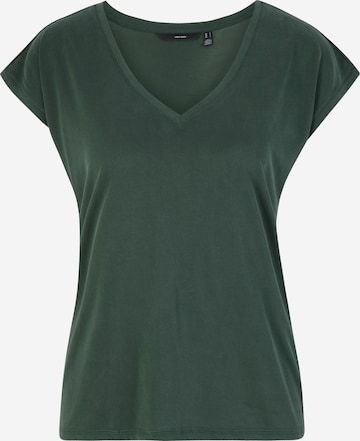 T-shirt 'FILLI' VERO MODA en vert : devant