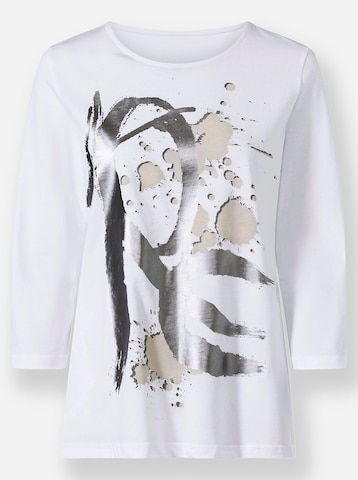 Tricou de la heine pe alb