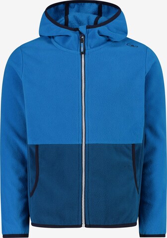 CMP Athletic Fleece Jacket in Blue: front