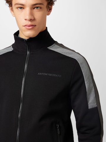 ANTONY MORATO - Sudadera con cremallera en negro