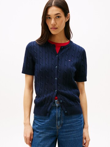 TOMMY HILFIGER Knit cardigan in Blue: front