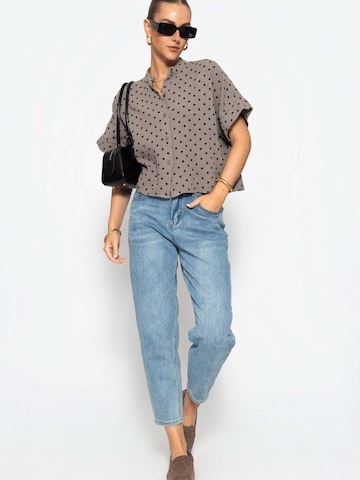 SASSYCLASSY Bluse‌‌‌ in Grau