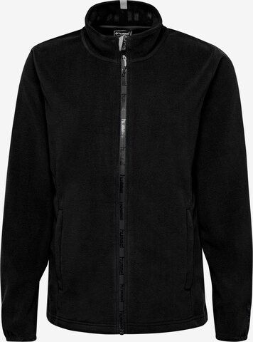 Hummel Fleece Jacket in Black: front