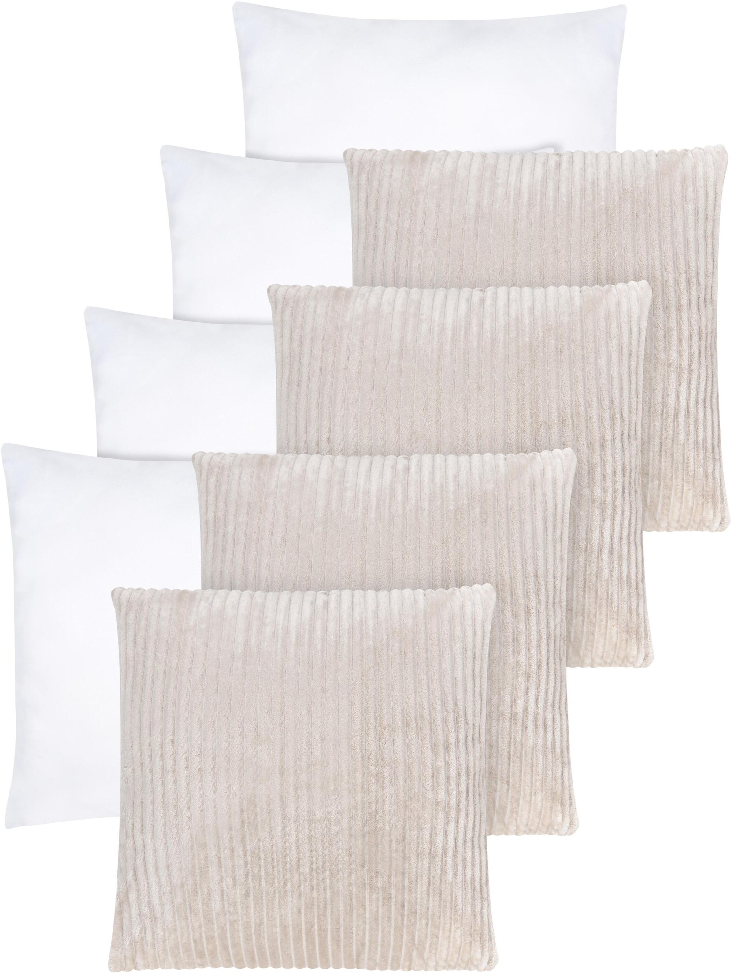 Aspero Kussens 'Salta' in Beige: voorkant