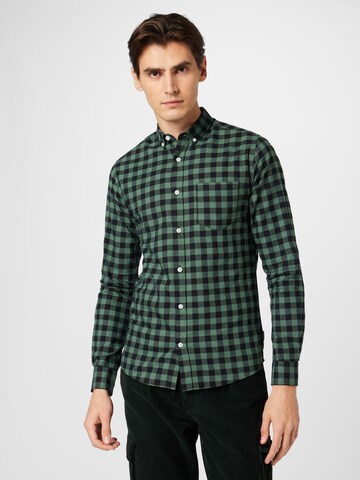 Only & Sons Regular fit Overhemd 'ALVARO' in Groen: voorkant